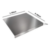 Tagliere Spianatoio in Acciaio Inox AISI 304 - Spessore 15/10